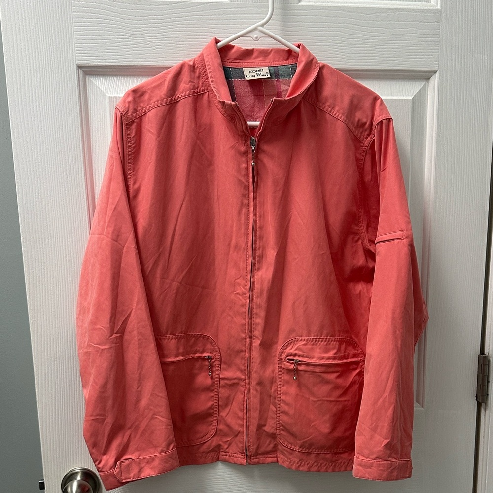 Koret‎ City Blues Coral/Pink Lightweight Zip Jacket